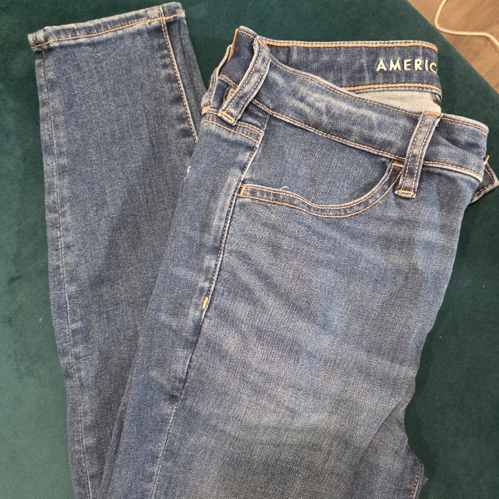 American Eagle Dark Blue Denim Jeans
